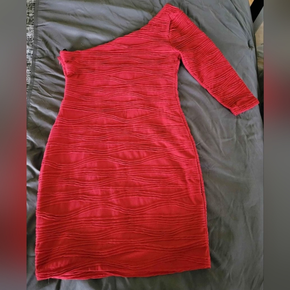 One Shoulder Medium Dress